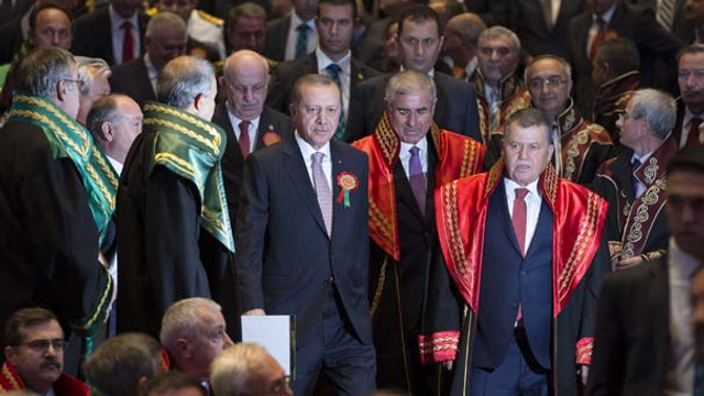 Beştepedeki Cumhurbaşkanlığı Külliyesinde adli yıl açılış töreni başladı