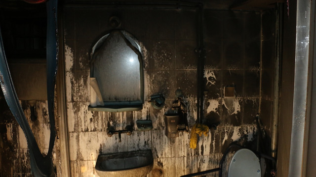 Adana'da ev yangını