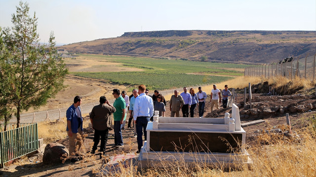 Alman heyetten Dürümlü'de katledilenlerin yakınlarına ziyaret