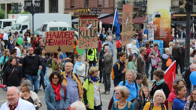 Almanya'da TTIP protestosu