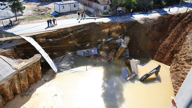 Ankara'da inşaatta göçük