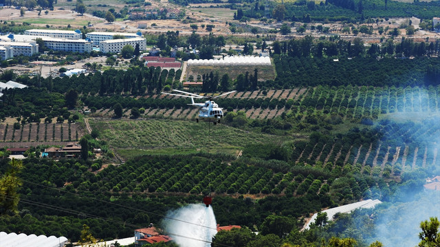 Antalya'da orman yangını