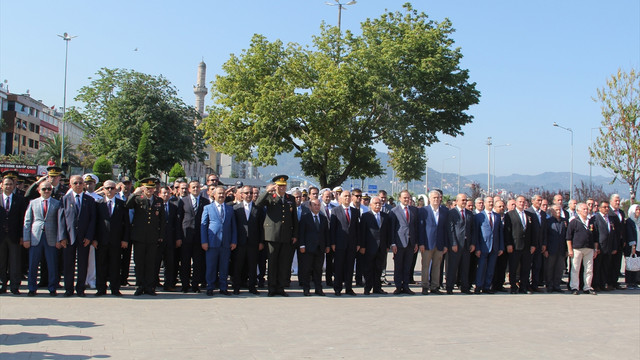 Atatürk'ün Giresun'a gelişinin yıl dönümü ve Gaziler Günü kutlandı