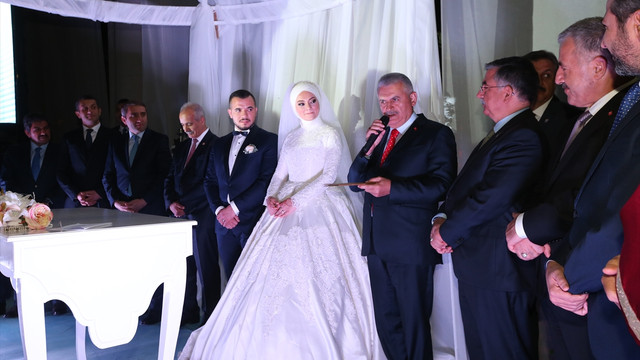 Başbakan Yıldırım nikah törenine katıldı