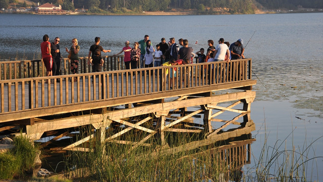 Bayram tatilinde tabiat parklarına yoğun ilgi