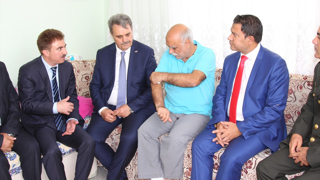 Bayramda terör mağduru Yıldırım'ı yalnız bırakmadılar