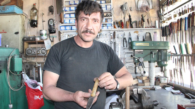 Bıçak ustalarının Kurban Bayramı mesaisi