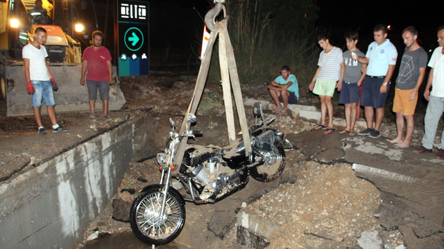 Bodrum'da içme suyu hattında patlama