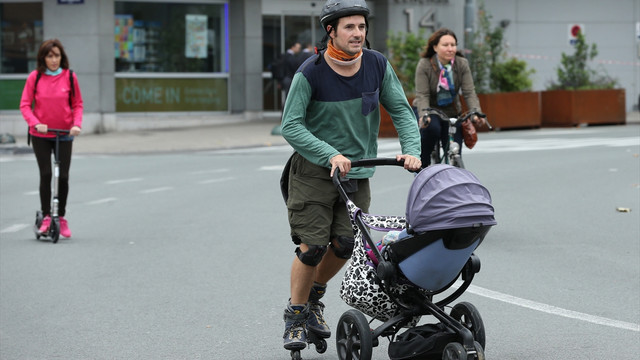 Brüksel'de otomobilsiz gün