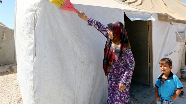 Çadır kentte bayram hazırlıkları