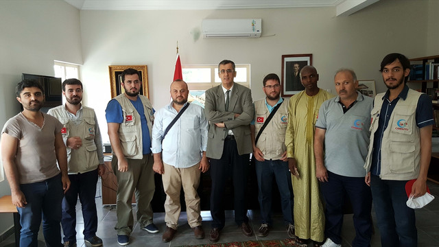 Cansuyu Derneği heyetinden Encemine Büyükelçiliğine ziyaret