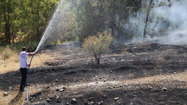 Diyarbakır'da yangın