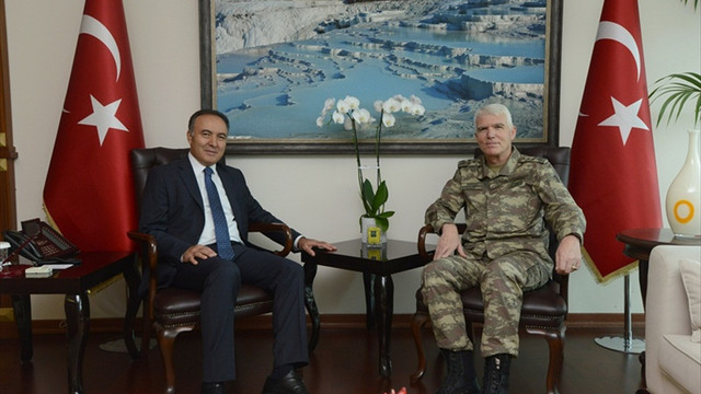 Ege Ordu Komutanı Orgeneral Recep Denizli'de