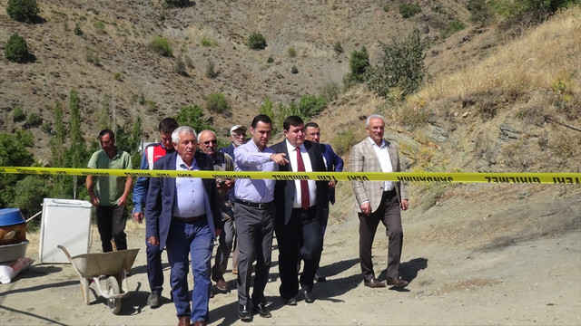 Erzincan'daki heyelan