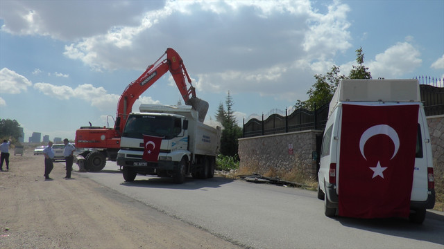 FETÖ elebaşı için yapılan lüks malikanenin duvarı yıkıldı