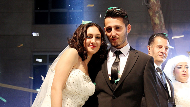 Beykoz'da 23 çift dünya evine girdi