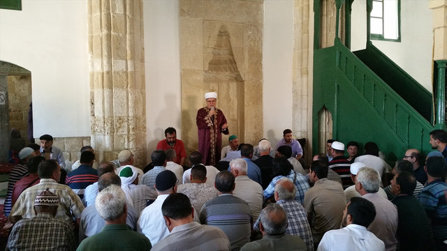 Güney Kıbrıs Rum Kesimi'ndeki Hala Sultan Tekkesi'ne ziyaret