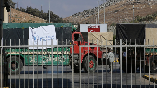 Halep'e insani yardım