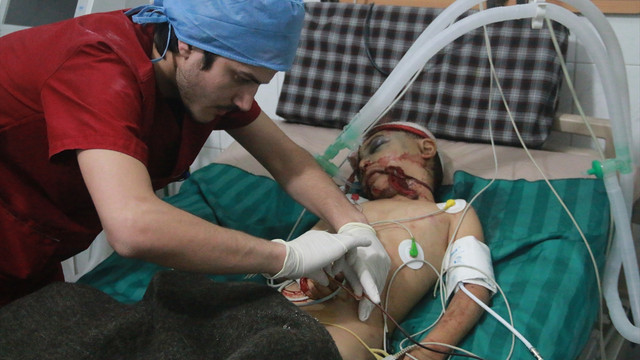 Halep'te yerleşim yerine bombalı saldırı