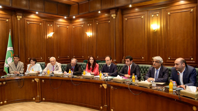 HDP heyetinin IKBY ziyareti