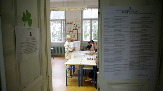 Hırvatistan'da halk sandık başında