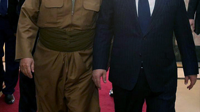 IKBY lideri Barzani, Bağdat'ta
