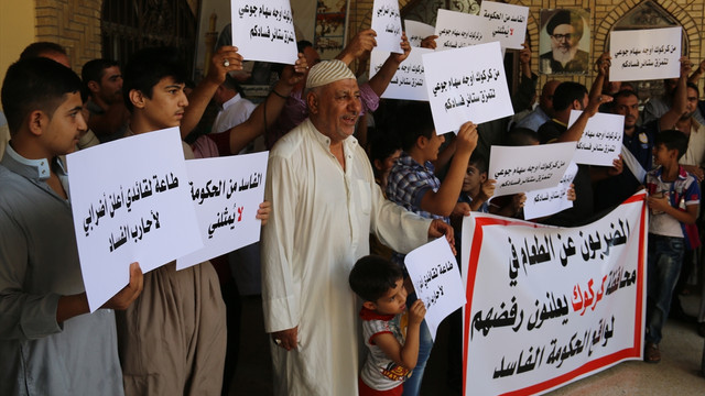 Irak'taki yolsuzluk karşıtı gösteriler