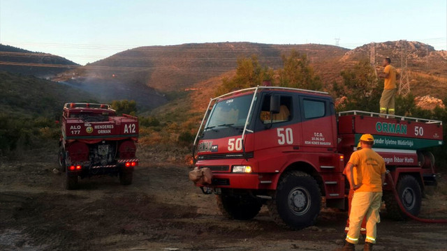 İzmir'de orman yangını