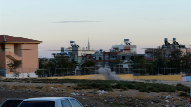 Kilis'e atılan roket mermileri