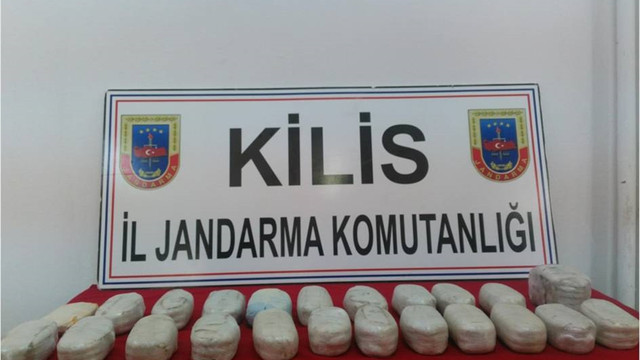 Kilis’te uyuşturucu operasyonu