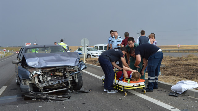Kırklareli'nde trafik kazası: 5 yaralı