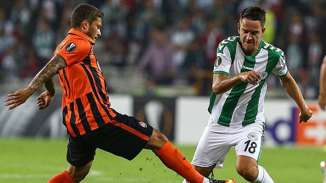 Konyaspor Shaktar Donetske 1-0 mağlup oldu