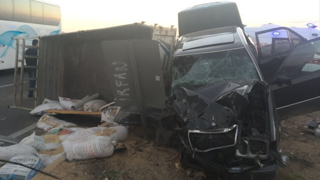 Konya'da trafik kazası: 3 yaralı