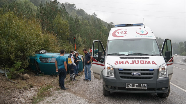 Kütahya'da trafik kazası: 1 ölü