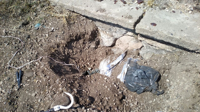 Menfeze tuzaklanan patlayıcı imha edildi