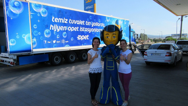 OPET Temiz Tuvalet Tırları Kocaeli'de