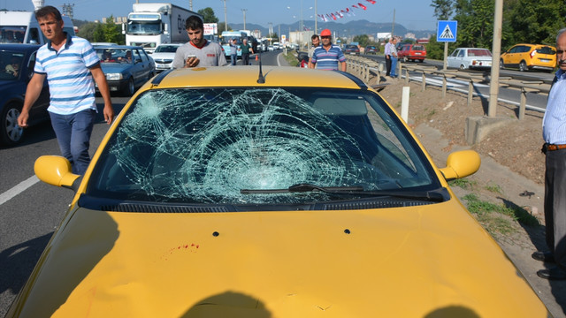 Ordu'da otomobilin çarptığı kişi öldü