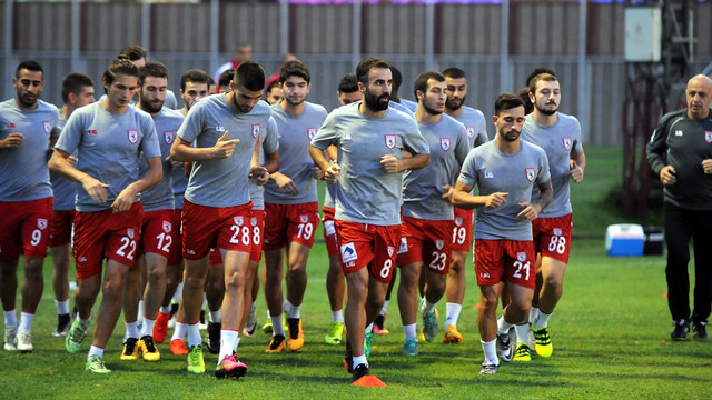 Samsunspor'da, Mersin İdmanyurdu maçı hazırlıkları