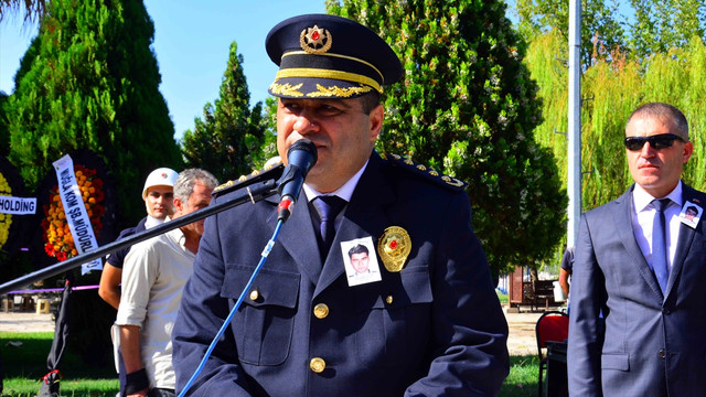 Şehit komiser için Muğla'da tören