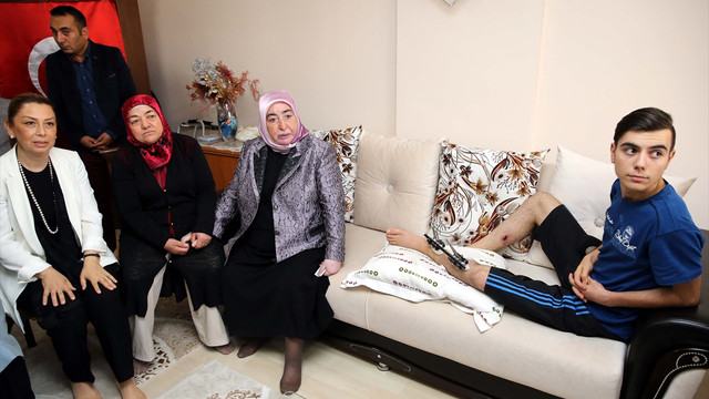 Semiha Yıldırım'dan şehit aileleri ve gazilere ziyaret