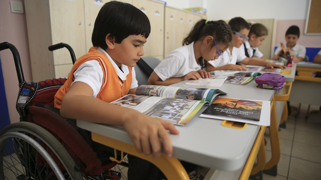 Serebral palsili çocukların okul heyecanı