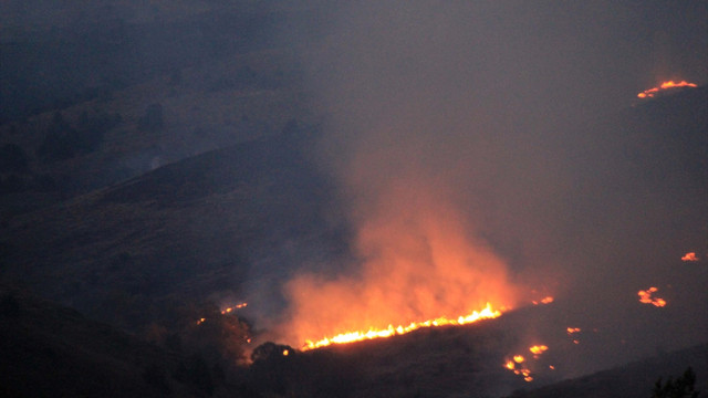 Sivas'ta orman yangını
