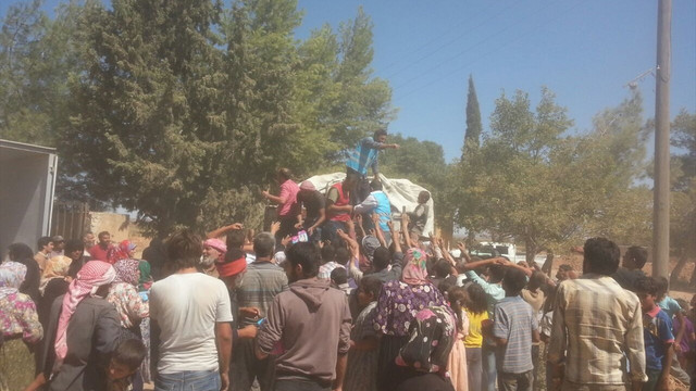 Suriye'ye yapılan kurban yardımları