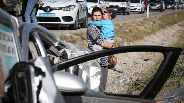 Tatilciler dönüş yolunda
