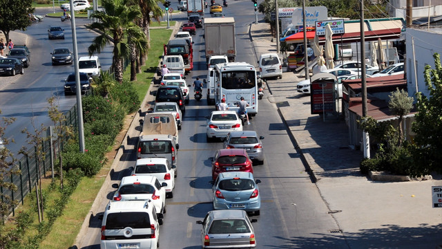 Tatilciler dönüş yolunda