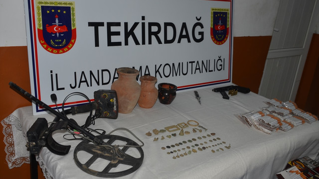 Tekirdağ'da tarihi eser operasyonu