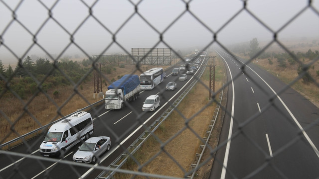 TEM otoyolunda bayram yoğunluğu