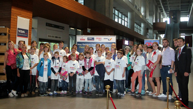 Ukraynalı kimsesiz çocuklar Muğla'da