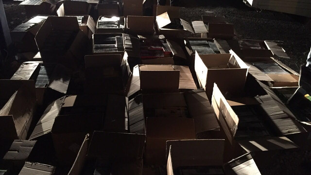 Vanda bir ton kaçak nargile tütünü ele geçirildi