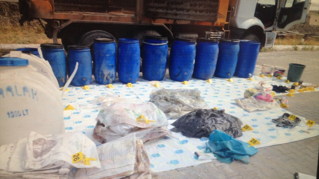 Van'da patlayıcı yüklü kamyon bulunması